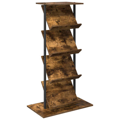 Scaffale per riviste Rovere fumÃ© 68 x 40 x 123.5 cm