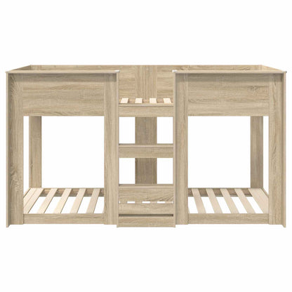 Letto a Castello per Bambini Rovere Sonoma 75 x 190 cm