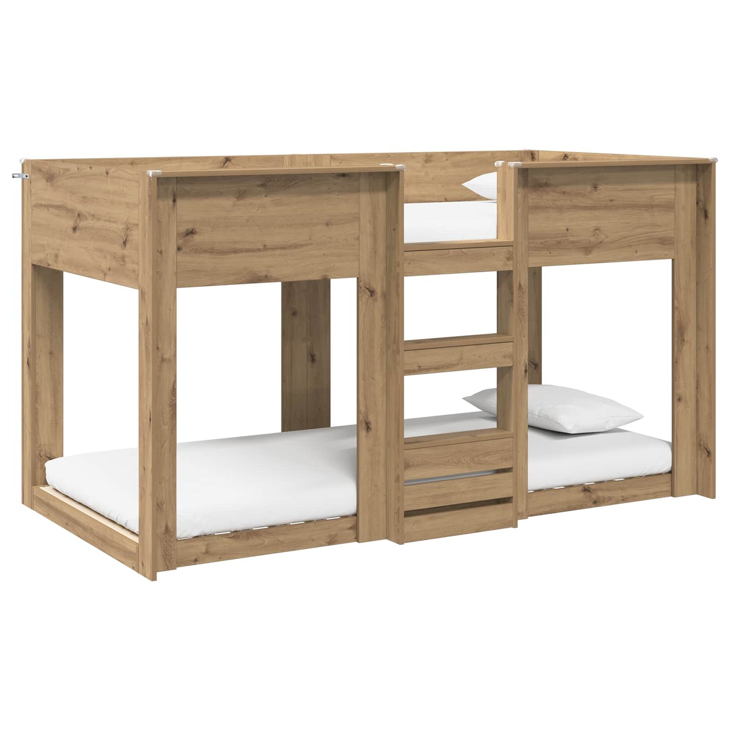 Letto a Castello per Bambini Rovere artigianale 90 x 190 cm
