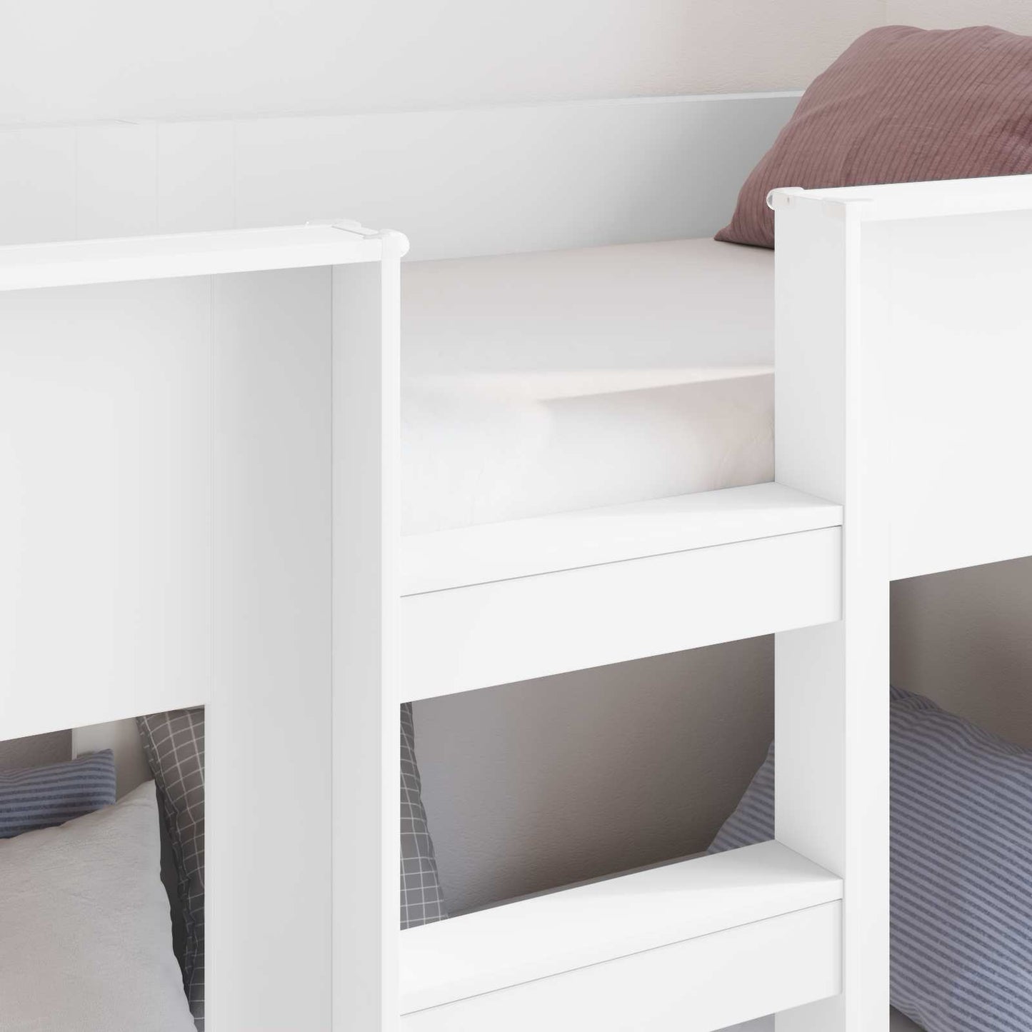 Letto a Castello per Bambini Bianco 80 x 200 cm