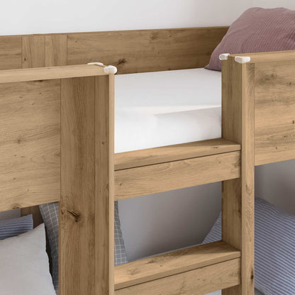 Letto a Castello per Bambini Rovere artigianale 90 x 200 cm