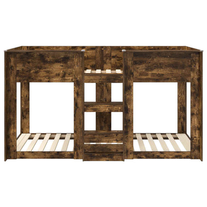 Letto a Castello per Bambini Rovere fumÃ© 100 x 200 cm