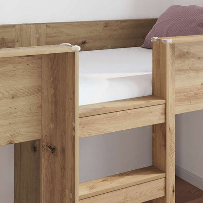 Letto a Castello per Bambini Rovere artigianale 100 x 200 cm