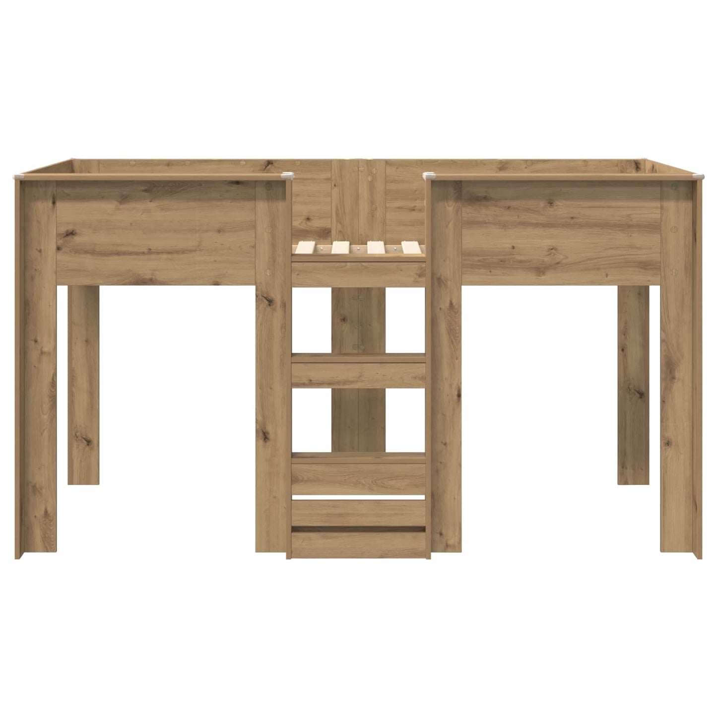 Letto a Castello per Bambini Rovere artigianale 100 x 200 cm