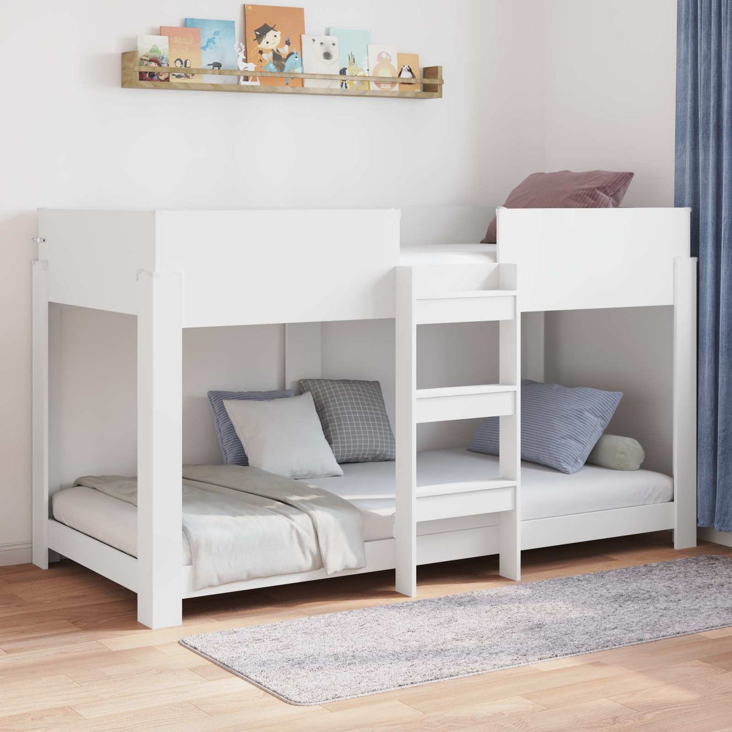 Letto a Castello per Bambini Bianco 100 x 200 cm