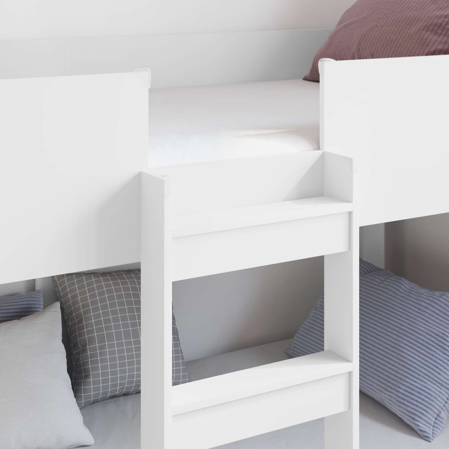 Letto a Castello per Bambini Bianco 90 x 200 cm