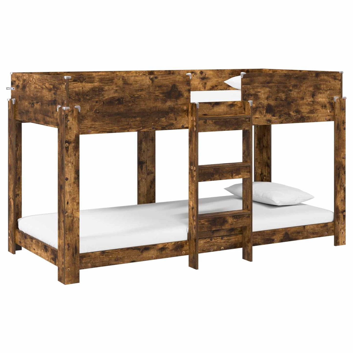 Letto a Castello per Bambini Rovere fumÃ© 90 x 190 cm