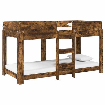 Letto a Castello per Bambini Rovere fumÃ© 90 x 190 cm