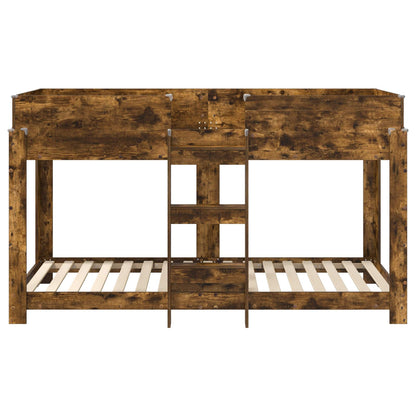 Letto a Castello per Bambini Rovere fumÃ© 90 x 190 cm