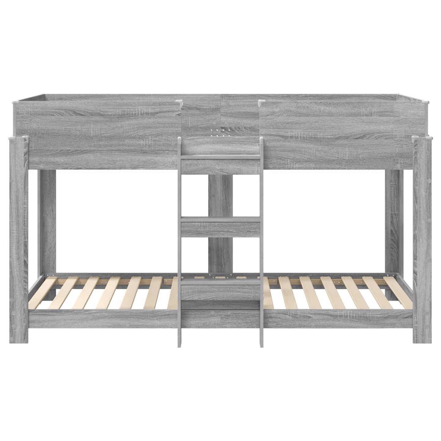 Letto a Castello per Bambini Grigio Sonoma 90 x 190 cm