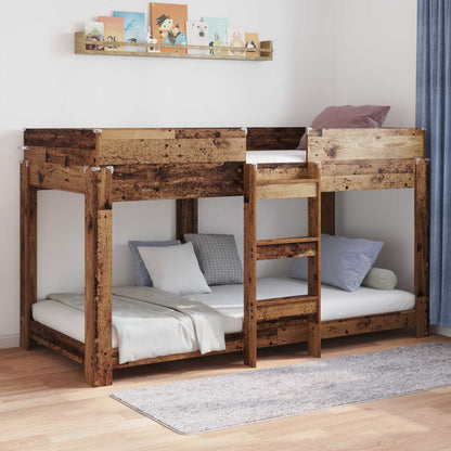 Letto a Castello per Bambini Legno vecchio 90 x 190 cm