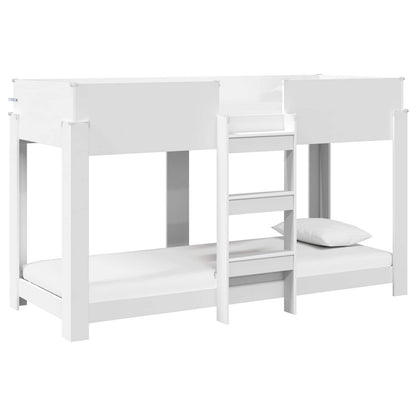Letto a Castello per Bambini Bianco 75 x 190 cm