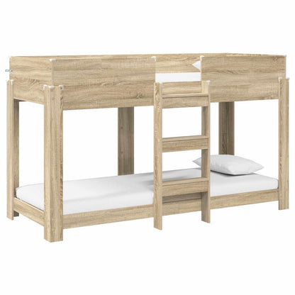 Letto a Castello per Bambini Rovere Sonoma 75 x 190 cm