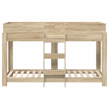 Letto a Castello per Bambini Rovere Sonoma 75 x 190 cm
