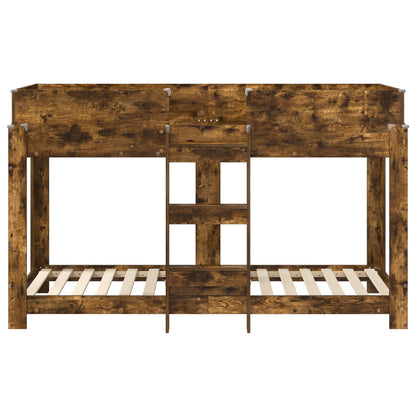 Letto a Castello per Bambini Rovere fumÃ© 75 x 190 cm