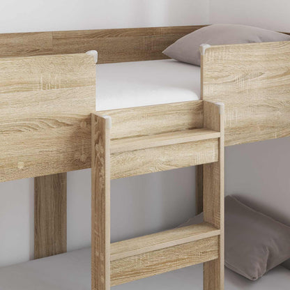 Letto a Castello per Bambini Rovere Sonoma 80 x 160 cm