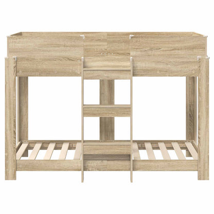 Letto a Castello per Bambini Rovere Sonoma 80 x 160 cm