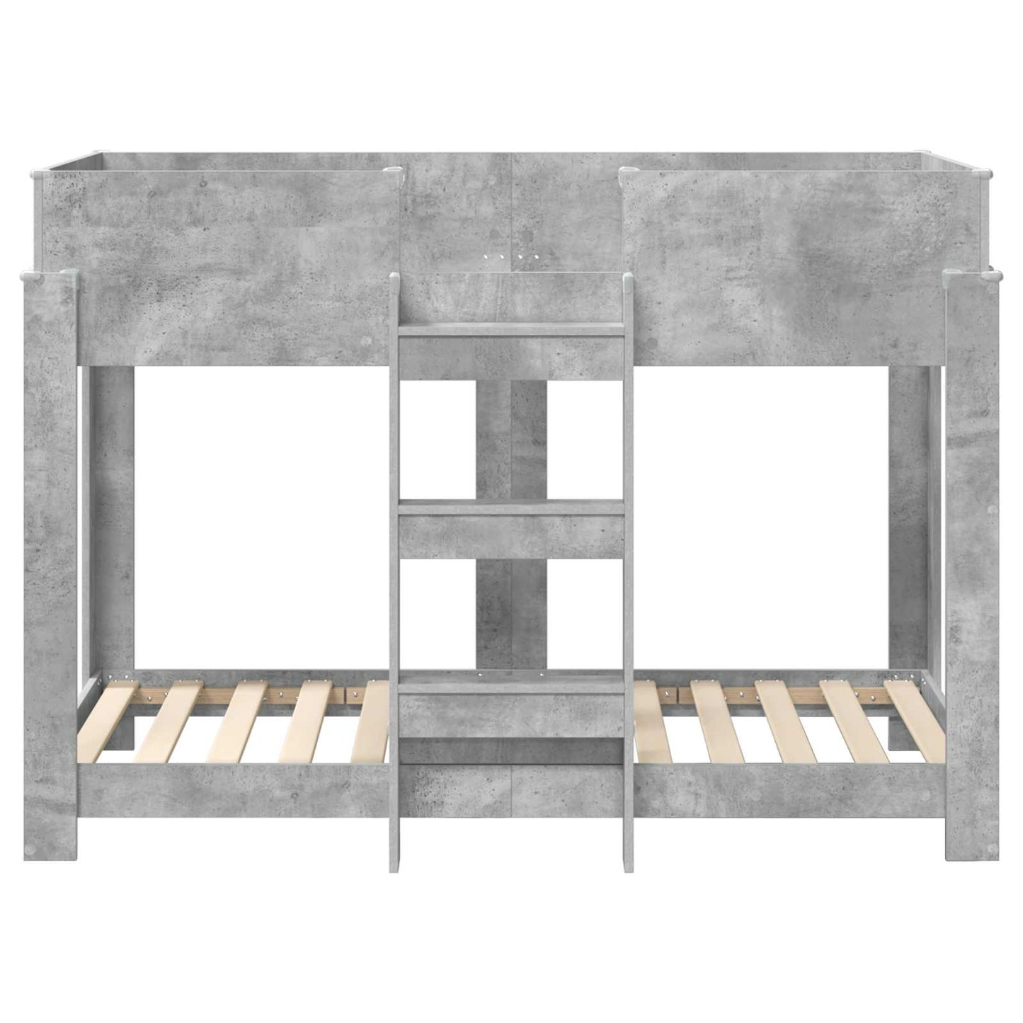 Letto a Castello per Bambini Grigio cemento 80 x 160 cm