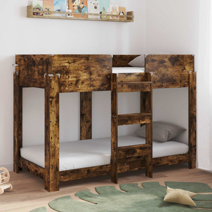 Letto a Castello per Bambini Rovere fumÃƒÂ© 80 x 160 cm