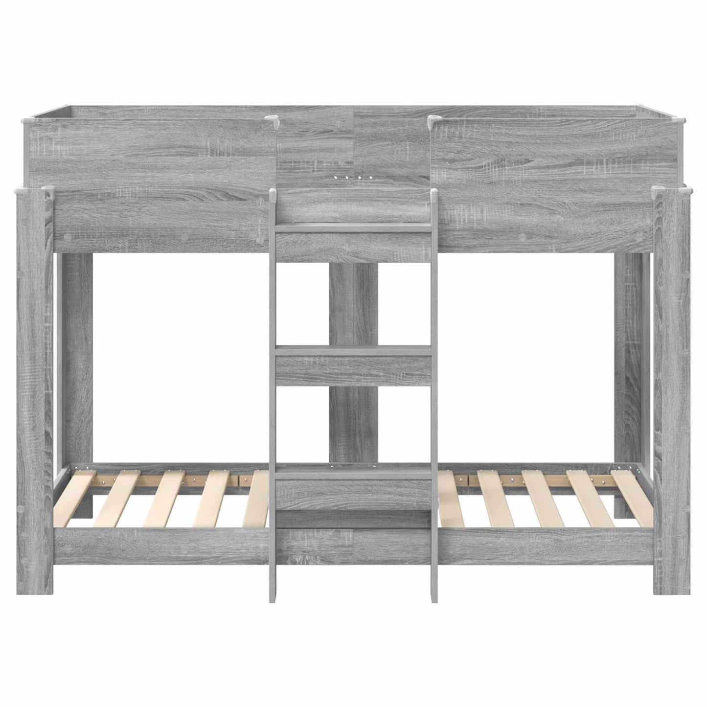 Letto a Castello per Bambini Grigio Sonoma 80 x 160 cm
