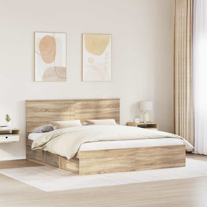Struttura del letto Sonoma 200 x 200 cm Pino massello