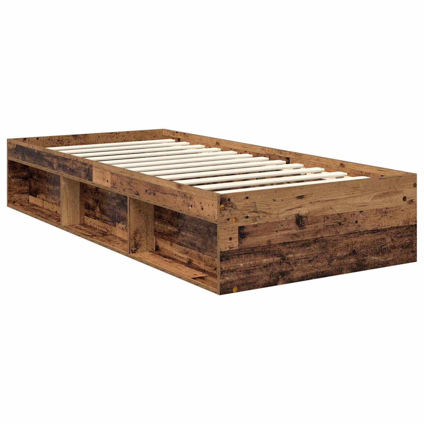Struttura del letto Legno vecchio 90 x 190 cm Pino massello