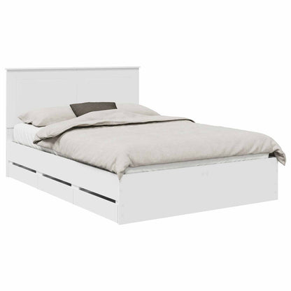 Struttura del letto Bianco 140 x 200 cm Legno Ingegnerizzato