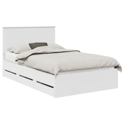Struttura del letto Bianco 120 x 190 cm Legno Ingegnerizzato