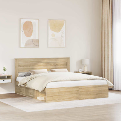 Struttura del letto Sonoma 200 x 200 cm Pino massello