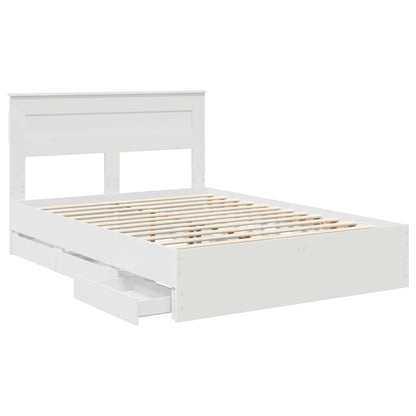 Struttura del letto Bianco 160 x 200 cm Legno Ingegnerizzato