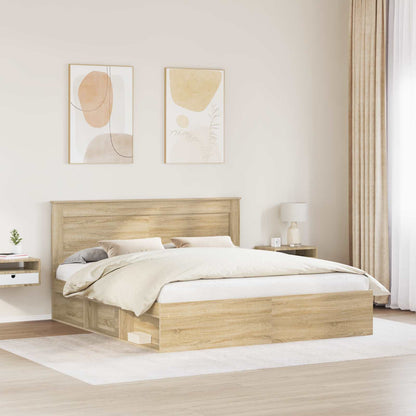Struttura del letto Sonoma 200 x 200 cm Pino massello