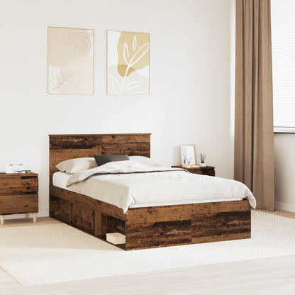 Struttura del letto Legno vecchio 120 x 200 cm Pino massello