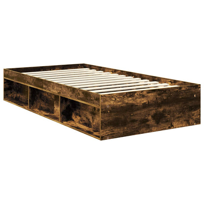 Struttura del letto Rovere fumÃ© 100 x 200 cm Pino massello