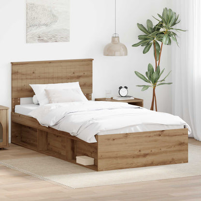 Struttura del letto Rovere artigianale 100 x 200 cm