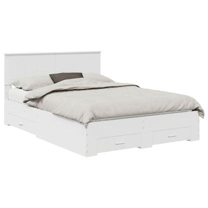 Struttura del letto Bianco 140 x 200 cm Legno multistrato