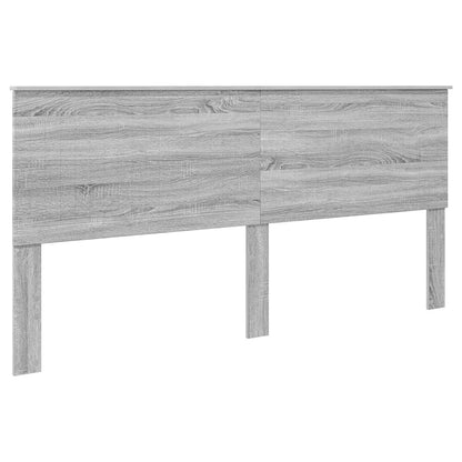Struttura del letto Grigio Sonoma 200 x 200 cm Pino massello