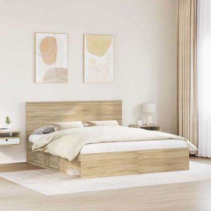 Struttura del letto Sonoma 180 x 200 cm Pino massello