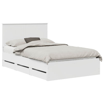 Struttura del letto Bianco 120 x 200 cm Legno Ingegnerizzato