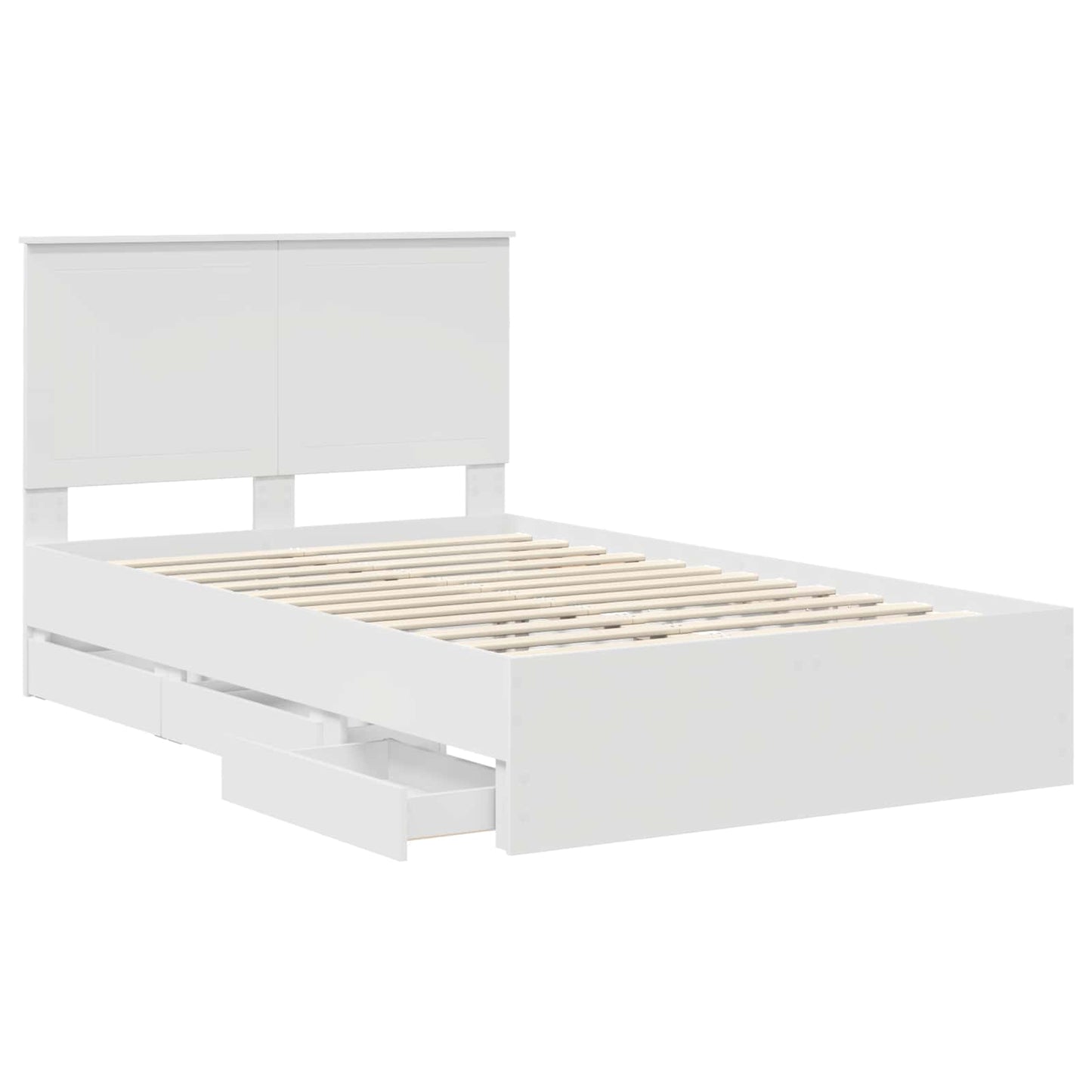 Struttura del letto Bianco 120 x 200 cm Legno Ingegnerizzato