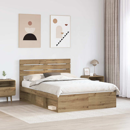Struttura del letto Rovere artigianale 150 x 200 cm