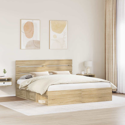 Struttura del letto Sonoma 180 x 200 cm Pino massello