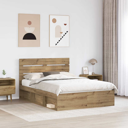 Struttura del letto Rovere artigianale 150 x 200 cm