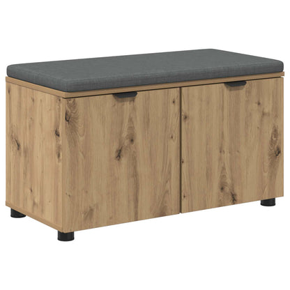Panca per ingresso con porta Rovere Artigianale 80 x 38 x 46 cm