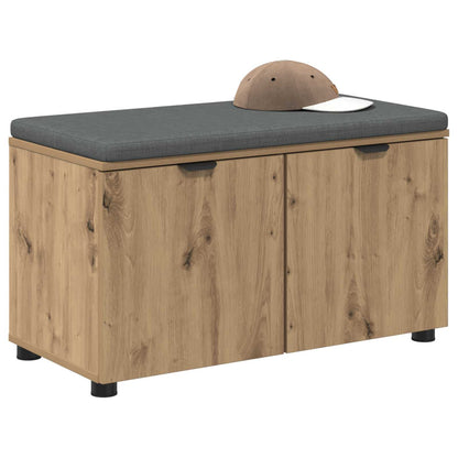 Panca per ingresso con porta Rovere Artigianale 80 x 38 x 46 cm