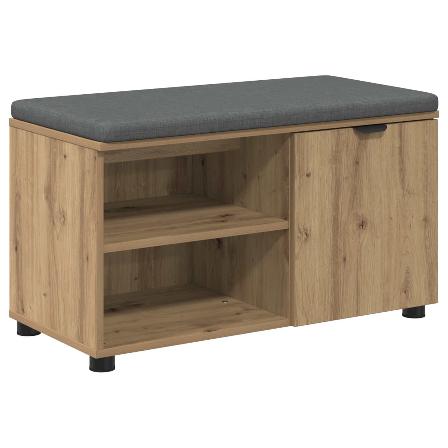 Panca per ingresso con porta Rovere Artigianale 80 x 38 x 46 cm