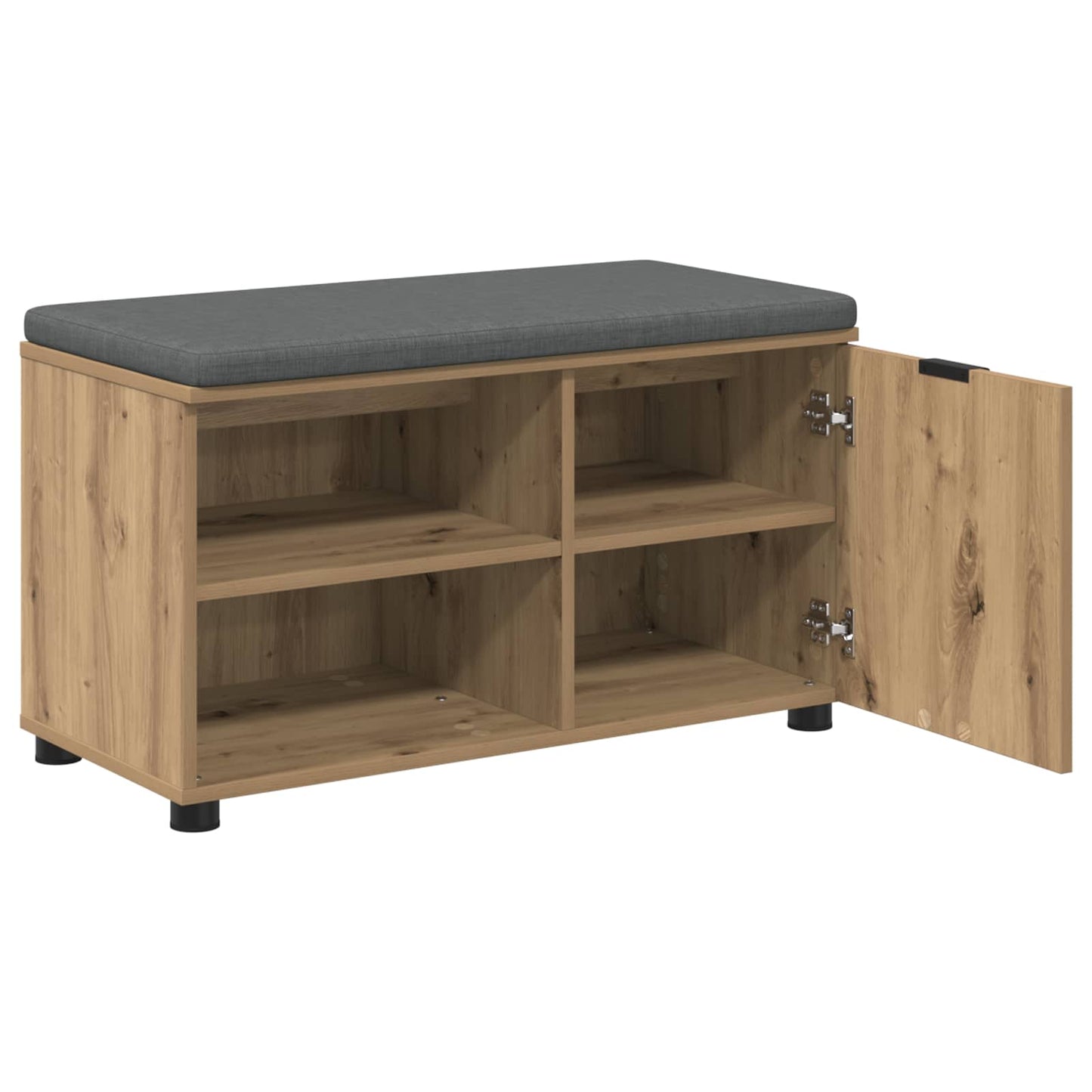 Panca per ingresso con porta Rovere Artigianale 80 x 38 x 46 cm
