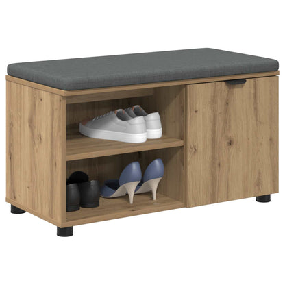 Panca per ingresso con porta Rovere Artigianale 80 x 38 x 46 cm