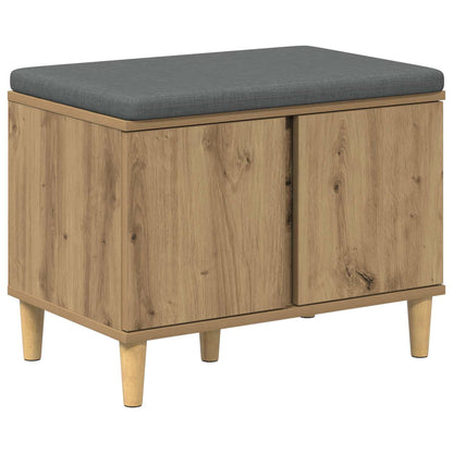 Panca per ingresso con porta Rovere Artigianale 60 x 38 x 46 cm