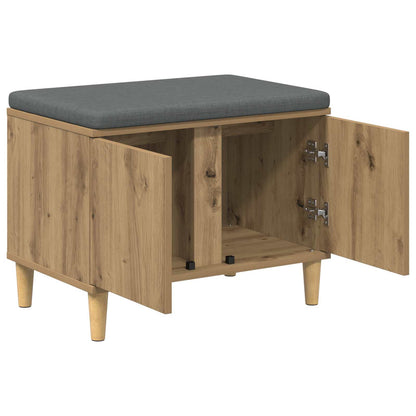 Panca per ingresso con porta Rovere Artigianale 60 x 38 x 46 cm