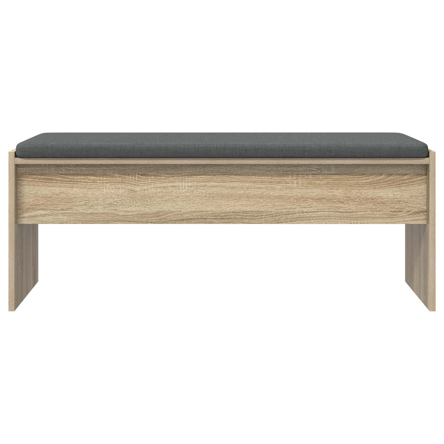 Panca per ingresso con cuscino Rovere Sonoma 103 x 38 x 40 cm
